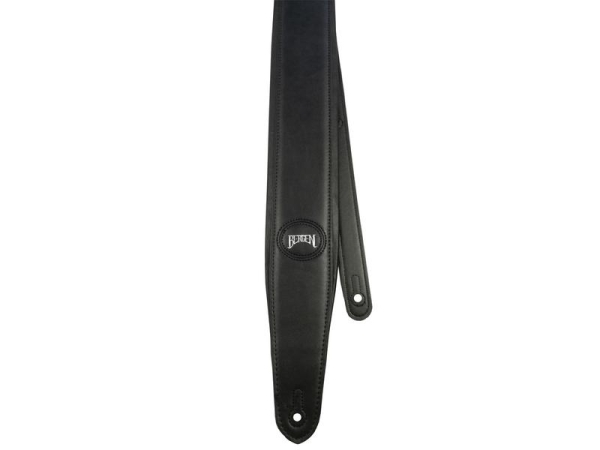 BERGEN Gitarrengurt, Kunstleder, Farbe: schwarz, Länge: 100-141cm